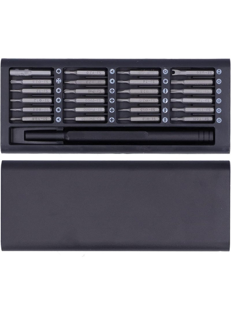 GGOOT 25 in 1 Screwdriver Set Multifunctional Mini Screwdriver Bit Precise Screwdriver Kit Hardware Repair Tool with Storage Box  - Image 1