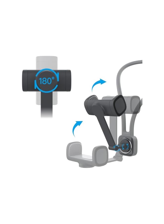 Green Tiger Neck Strap Mount with Stand - Black - Image 3