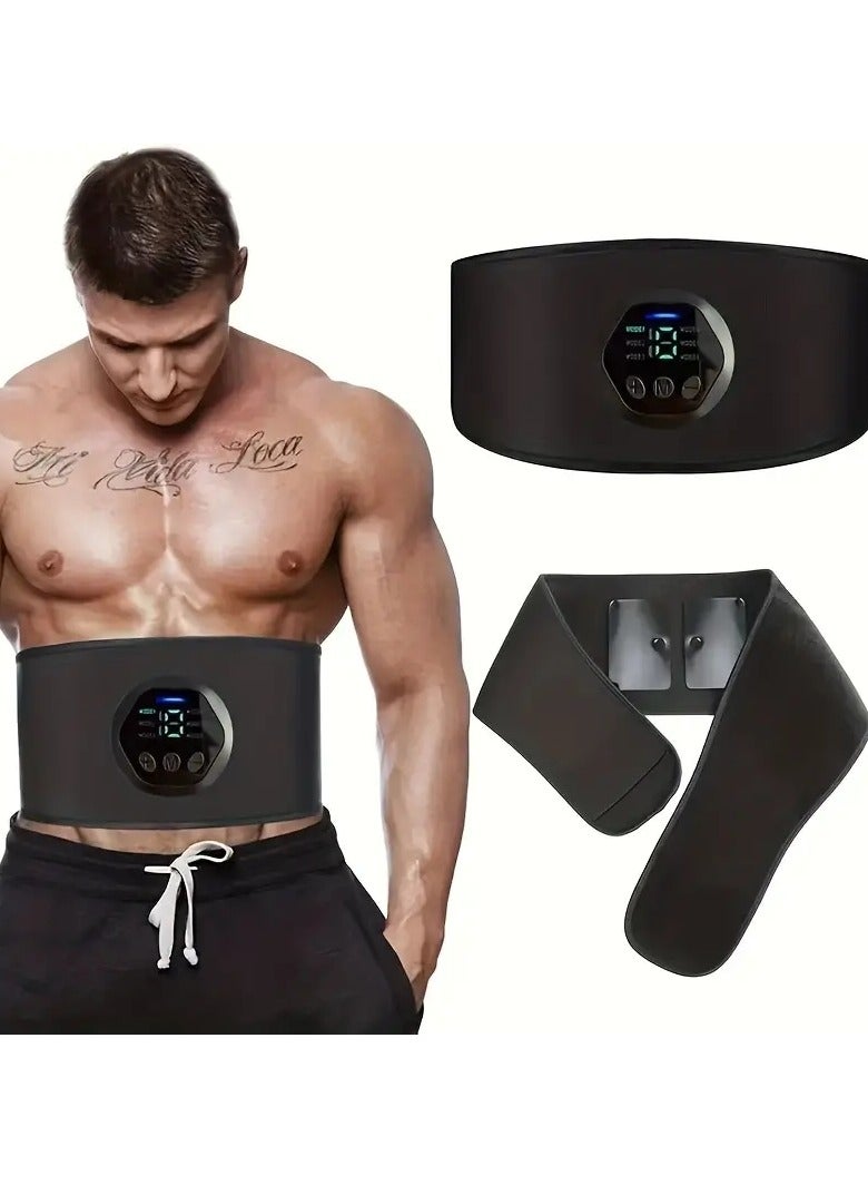 Gonice Abs Stimulator Fitness Belt And Abdominal Toner Equipment For Muscle Adult Women And Man At Home Workout Gym - Image 2