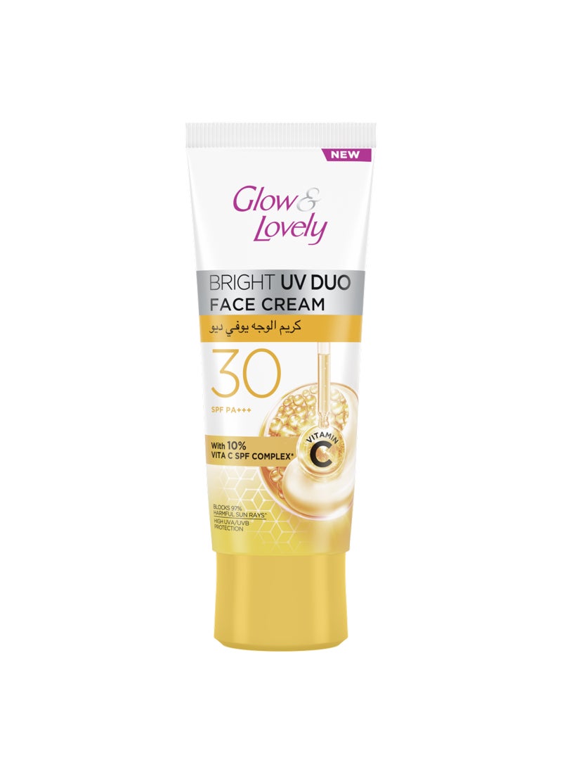 Glow & Lovely كريم وجه ثنائي الأشعة فوق البنفسجية SPF 30 - Image 1