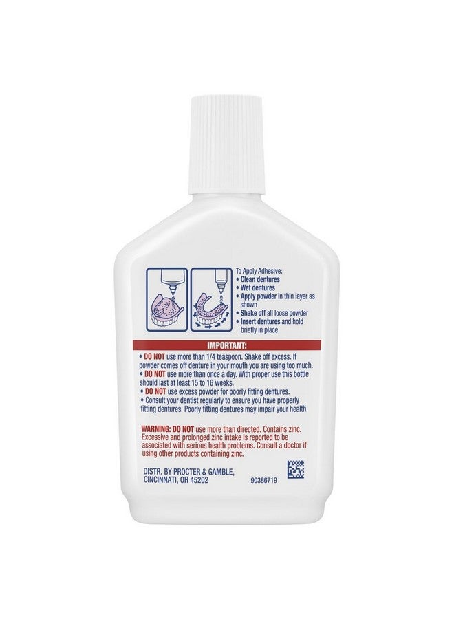 فكسودنت بودرة لاصقة للأسنان الصناعية من فيكسودنت، تثبيت إضافي، 2.7 أونصة (عبوة من 4 قطع) - Image 4