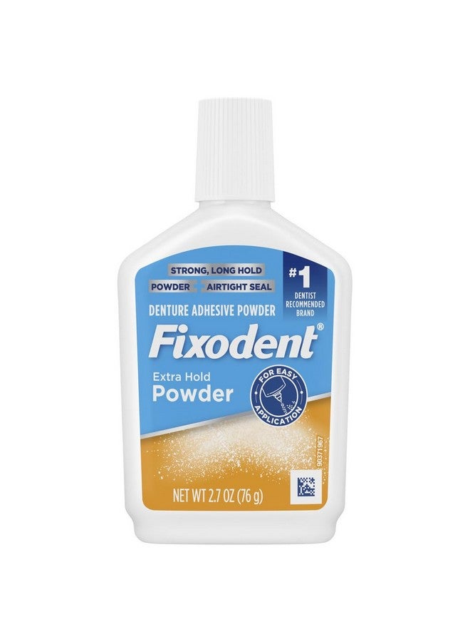 فكسودنت بودرة لاصقة للأسنان الصناعية من فيكسودنت، تثبيت إضافي، 2.7 أونصة (عبوة من 4 قطع) - Image 2