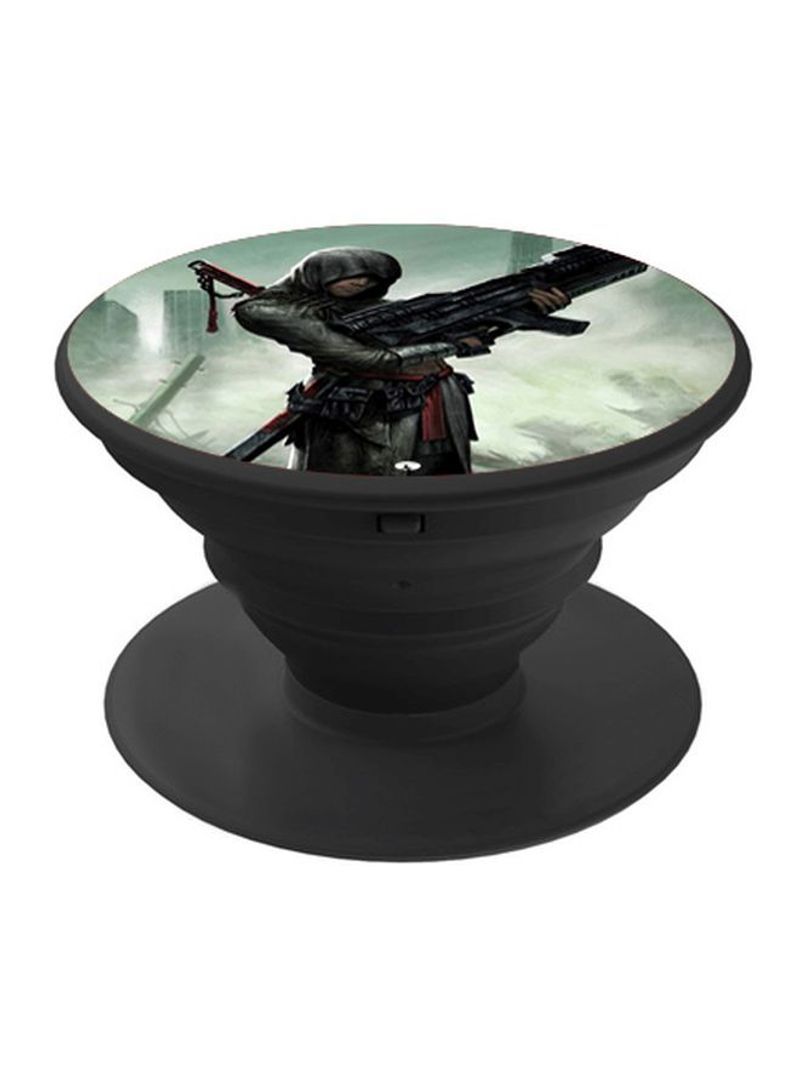 RKN Printed Pop Socket Grey/Black/Red - Image 2