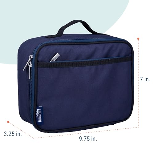 Wildkin Kids Insulated Lunch Box – Durable and Reusable for School & Travel - Whale Blue - Image 3