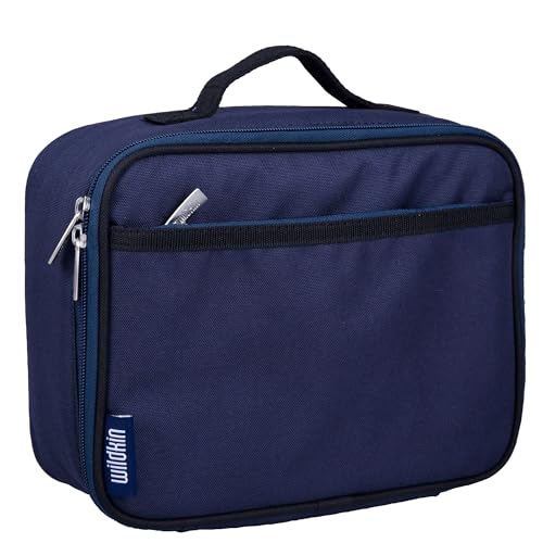 Wildkin Kids Insulated Lunch Box – Durable and Reusable for School & Travel - Whale Blue - Image 1