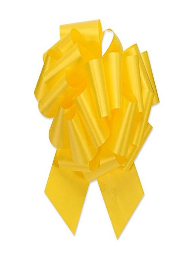 Golden Leaf Extra Large Pull Bows - 8" Wide, XL Ribbon Big Pull Flower Bows for Baby Showers Gifts and Easter Baskets, Set of 4 (Light Colors Mix) - Image 4