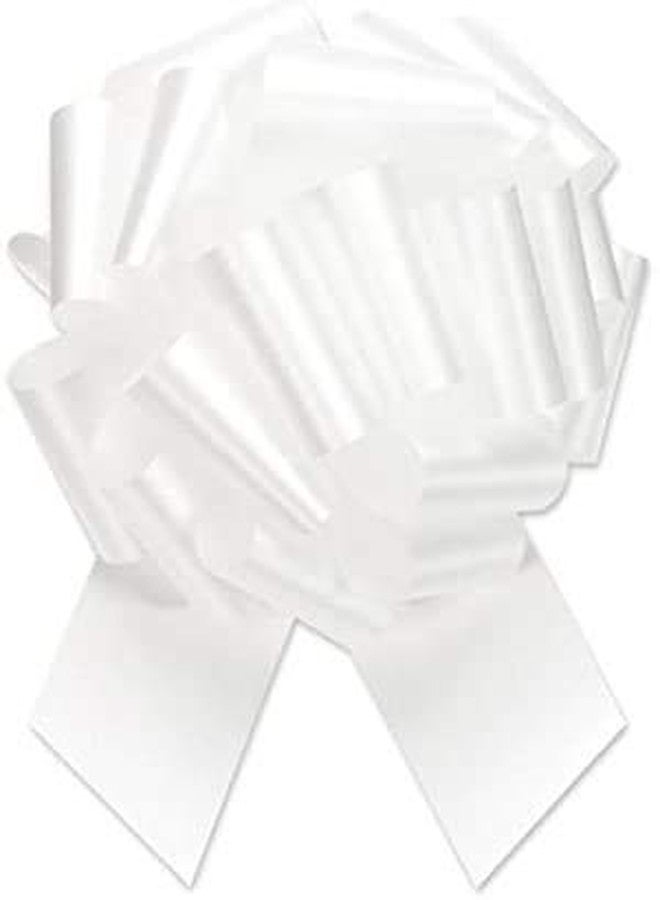 Golden Leaf Extra Large Pull Bows - 8" Wide, XL Ribbon Big Pull Flower Bows for Baby Showers Gifts and Easter Baskets, Set of 4 (Light Colors Mix) - Image 5