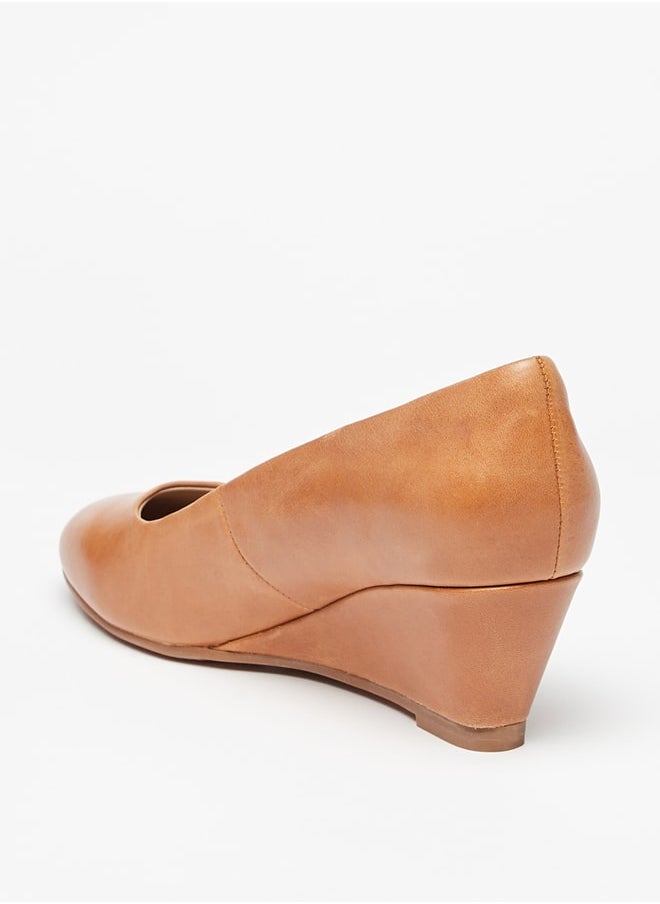 Celeste - Women's Leather  Heeled Shoe - Image 1
