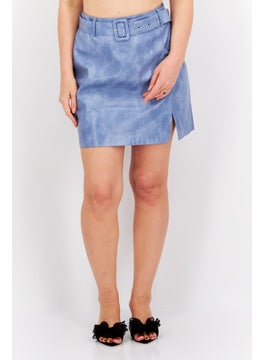 The Frolic Women Solid Mini Skirt, Light  - Image 1