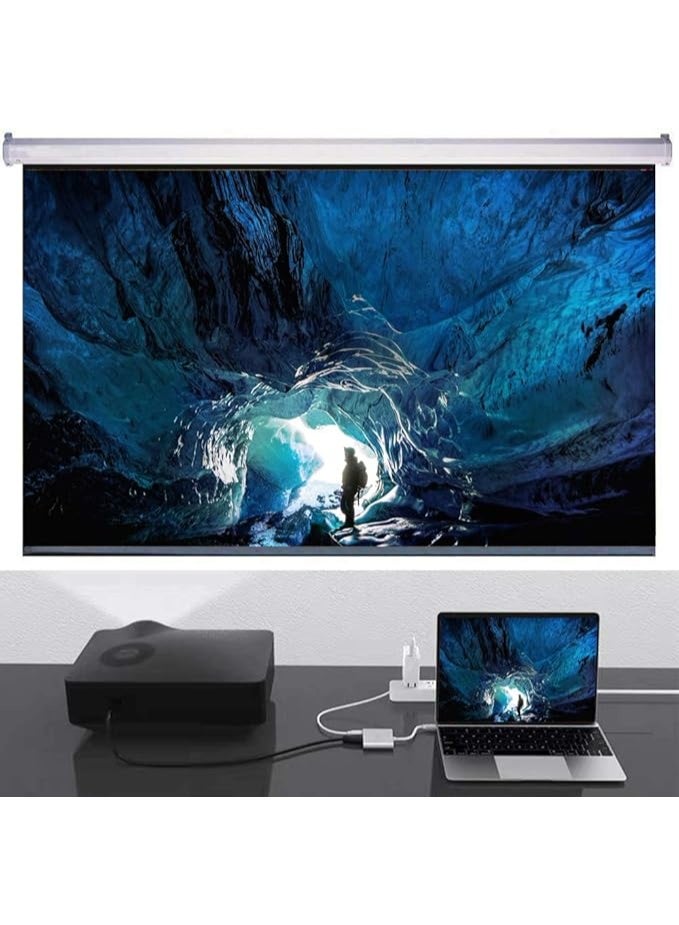 محول Type-C متعدد المنافذ – HDMI 4K + USB 3.0 + شحن Type-C - Image 3