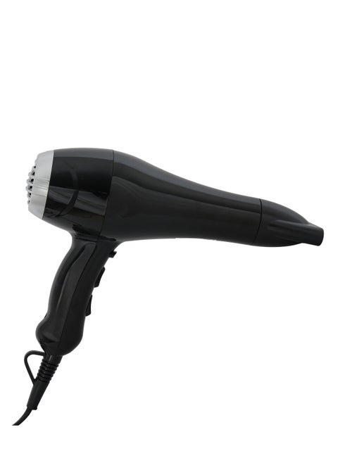 Hair Dryer With 2 Speed & 3 Heat Seating With Removable End Cap & Easy Clean, 2300w, Cool Shot Function With Concentrator, AF-2309HDBK, 1 Year Warranty