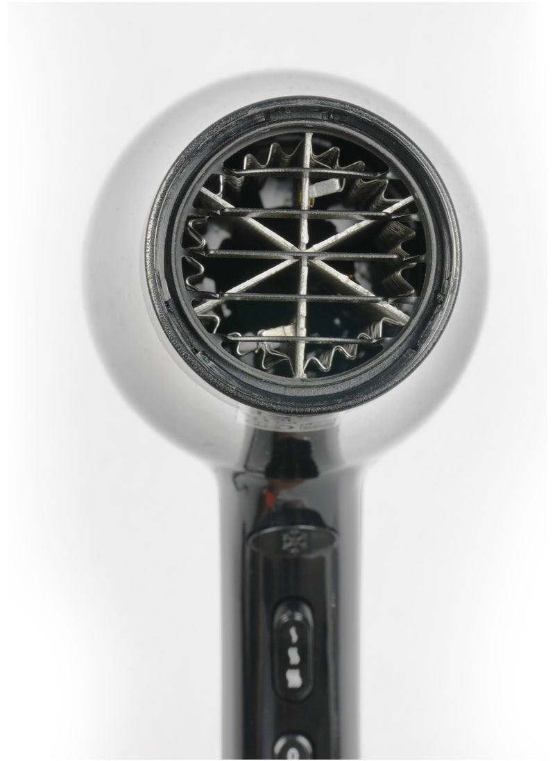 Hair Dryer With 2 Speed & 3 Heat Seating With Removable End Cap & Easy Clean, 2300w, Cool Shot Function With Concentrator, AF-2309HDBK, 1 Year Warranty
