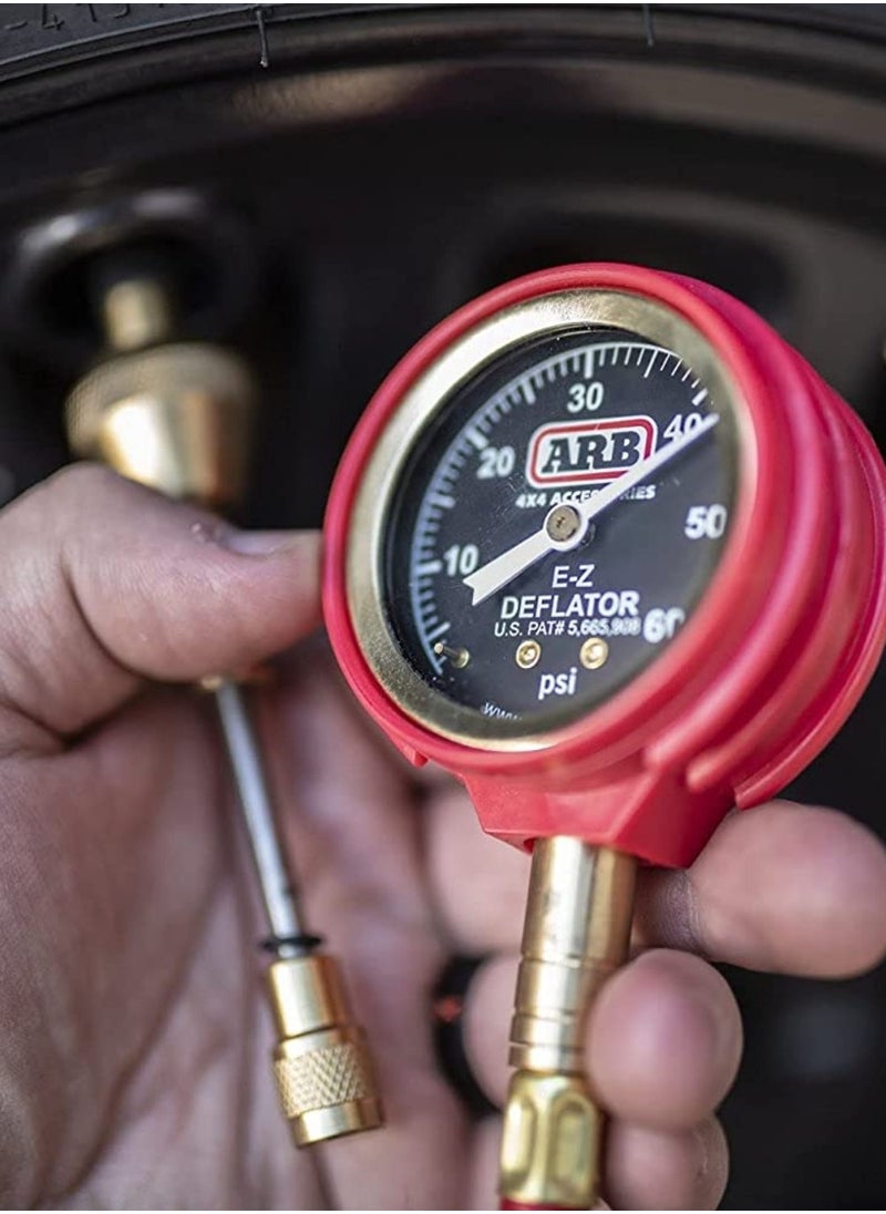 ARB - ARB E-Z Tire Deflator with PSI/BAR Analog Gauge and Pouch - ARB600 - Image 1