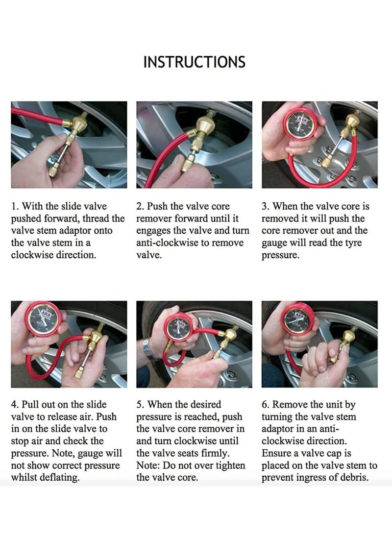 ARB - ARB E-Z Tire Deflator with PSI/BAR Analog Gauge and Pouch - ARB600 - Image 1