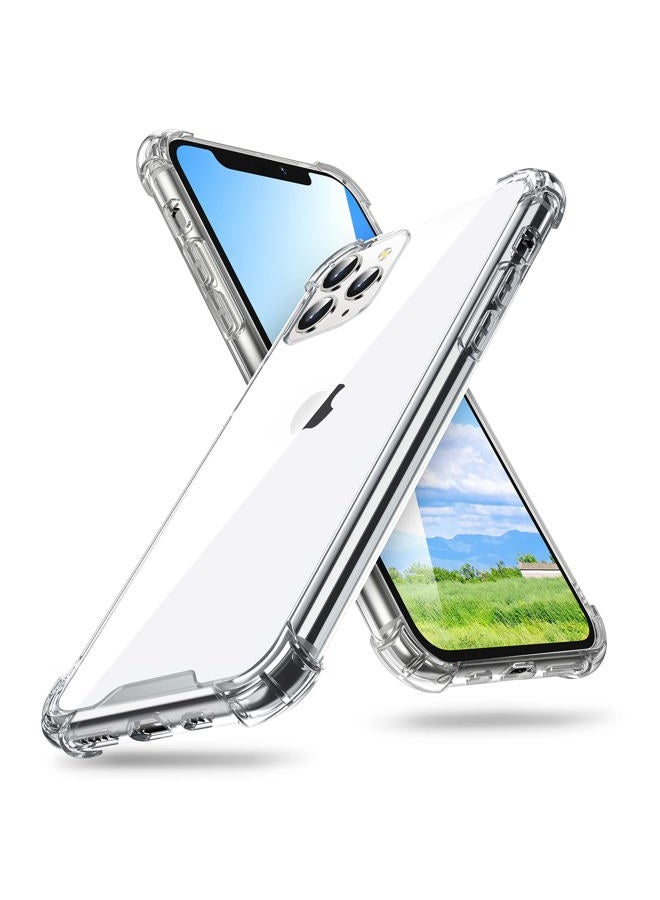 ORIbox for iPhone 11 Pro Max Case Clear,with 4 Corners Shockproof Protection,iPhone 11 Pro Max Clear Case for Women Men Girls Boys Kids,Case for iPhone 11 Pro Max Phone Clear - Image 1