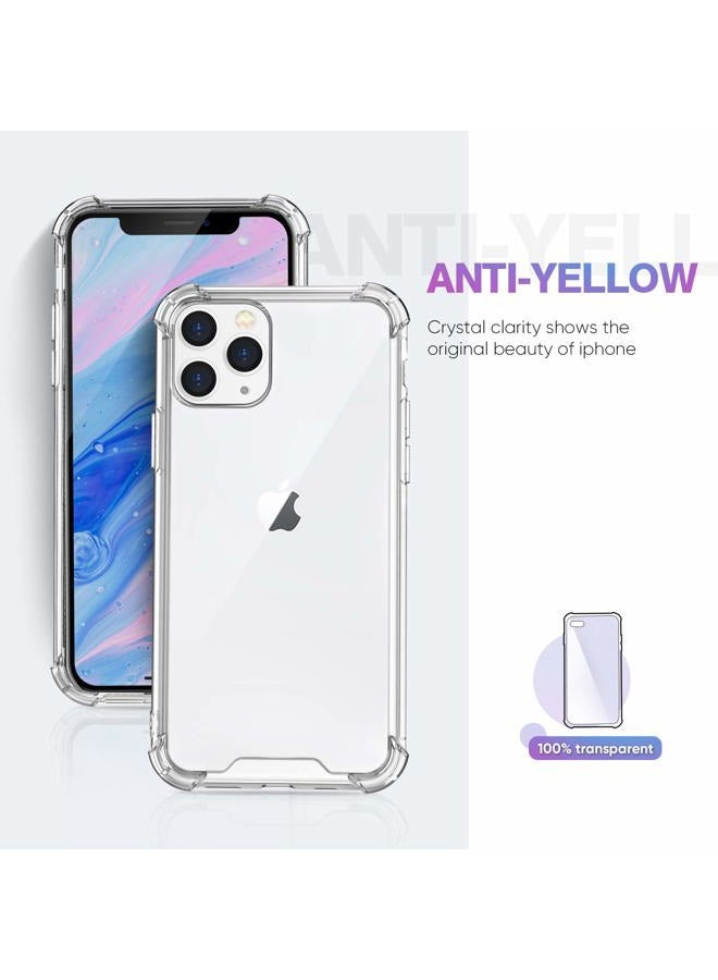 ORIbox for iPhone 11 Pro Max Case Clear,with 4 Corners Shockproof Protection,iPhone 11 Pro Max Clear Case for Women Men Girls Boys Kids,Case for iPhone 11 Pro Max Phone Clear - Image 2