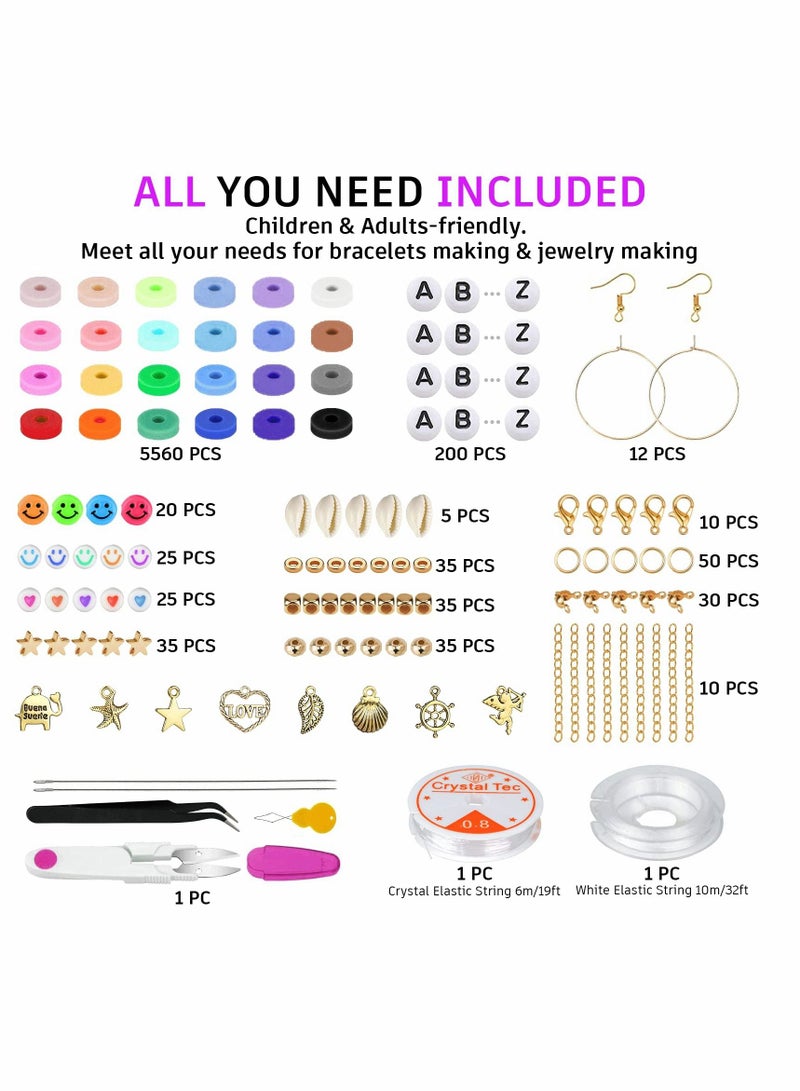 Excefore Clay Beads For Bracelet Making - Image 3