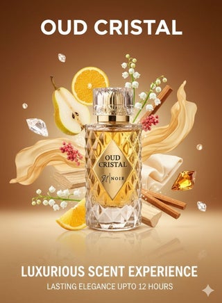 Oud Cristal (White Oud) Eau De Parfum for Men and Women, Unisex Fragrance with Oud and Musk 60ml - view 5