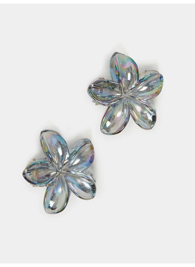 ستايلي Styli Set of 2 - Flower Design Claw Clip