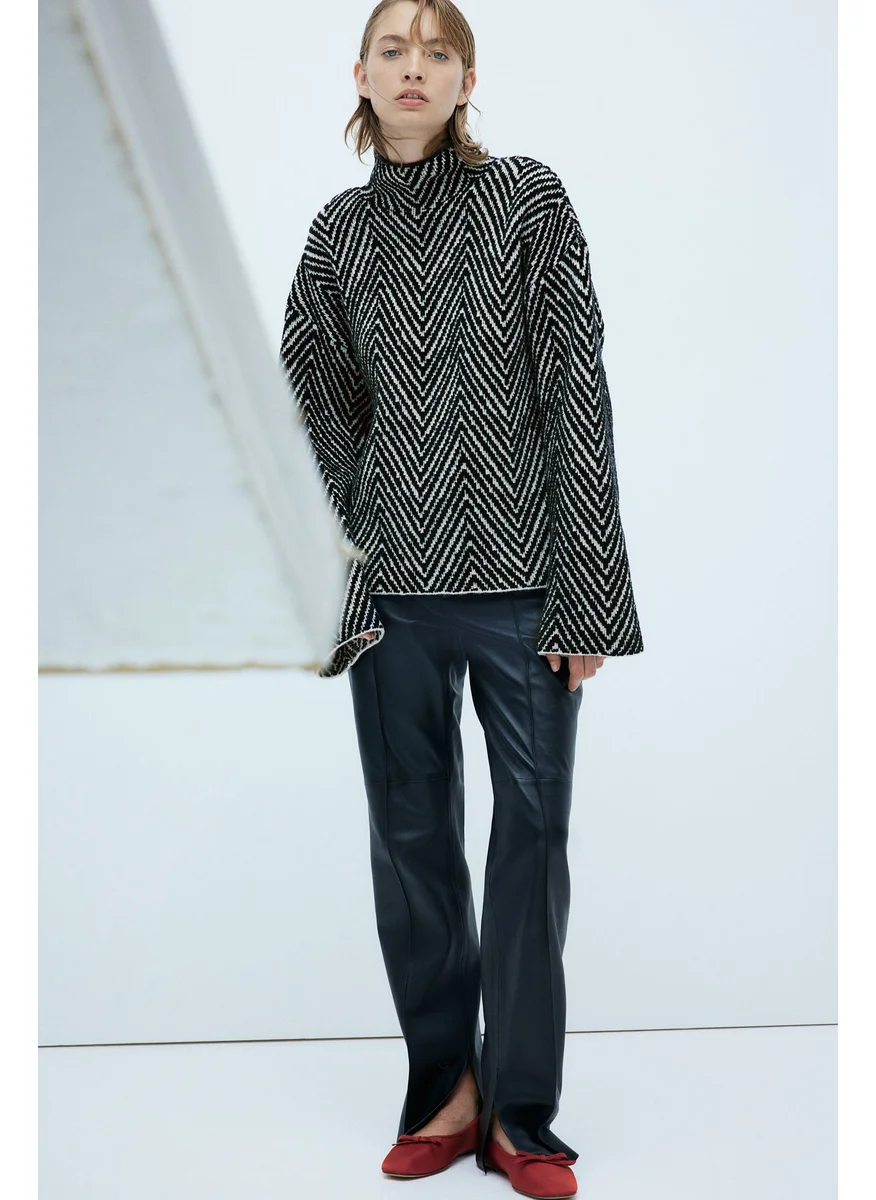 اتش اند ام Wool-Blend Turtleneck Jumper