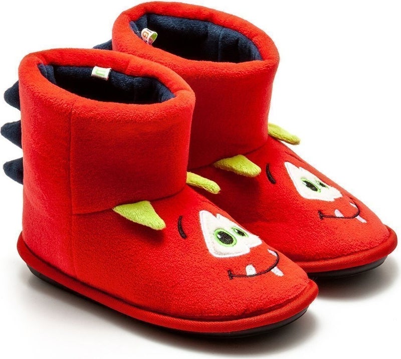 Twigy Hanzel Kids Animal Slippers Red 30/35 YY0402  - Image 1