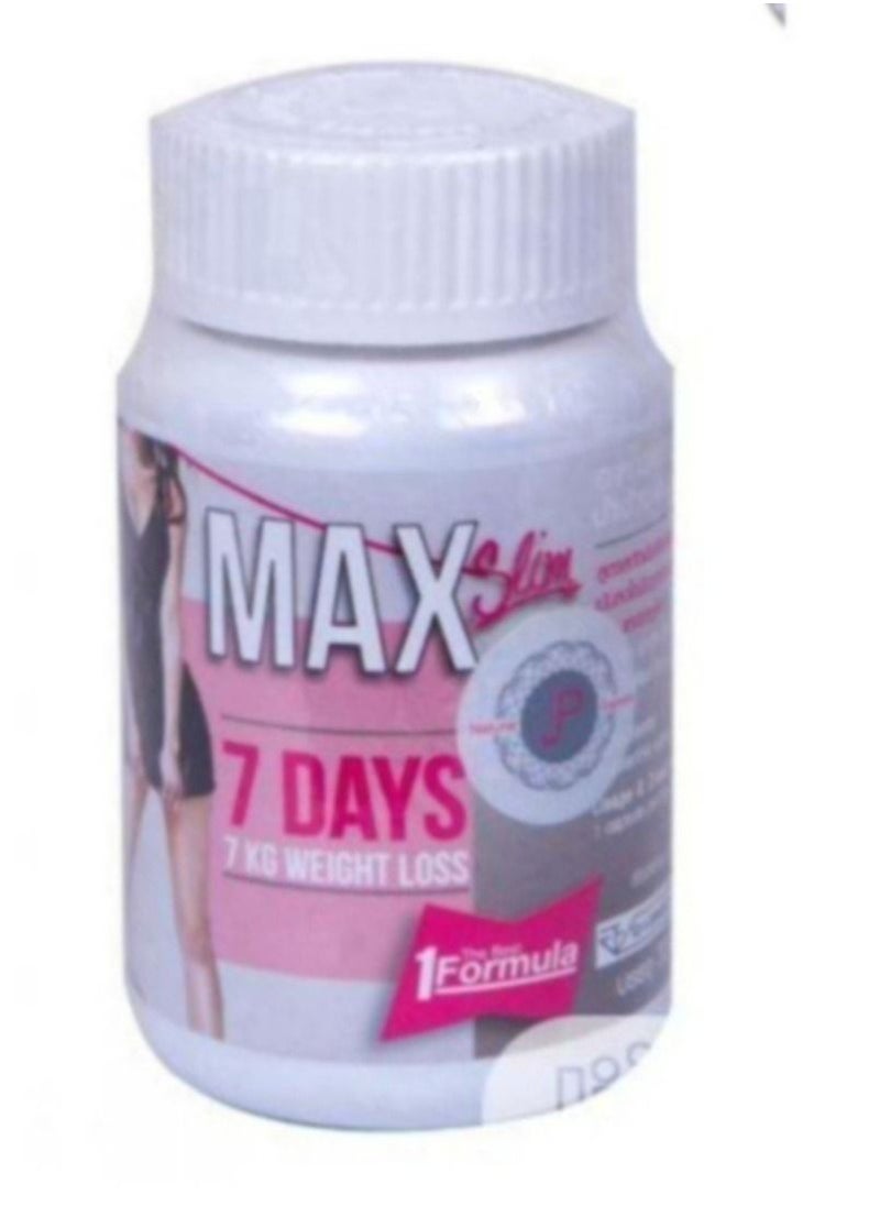 FSA MAX SLIM 7 DAYS 7 KG WEIGHT LOSS CAPSULES 30PCS 