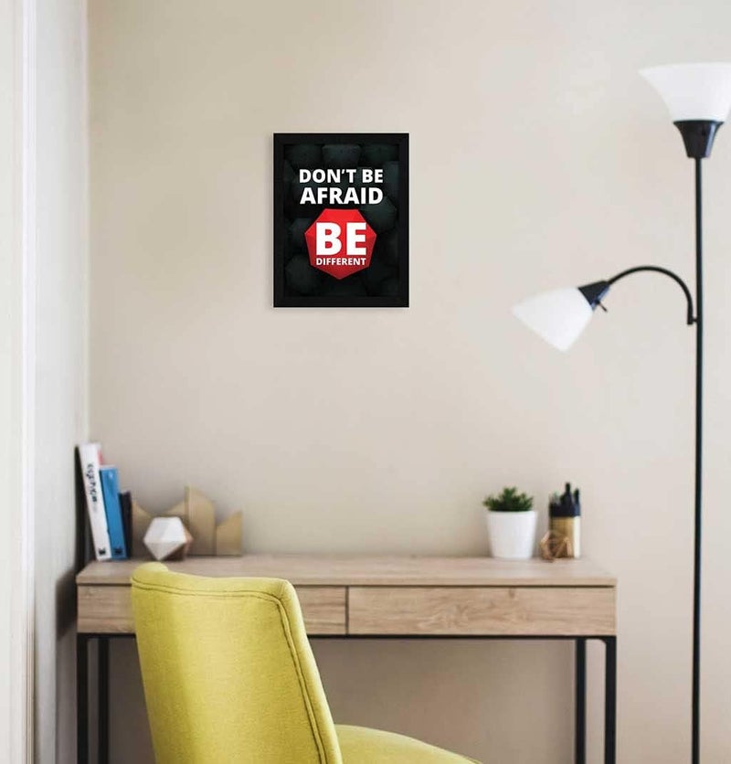 ArtX Motivational Quote Wall Frame - Be Different - Image 3