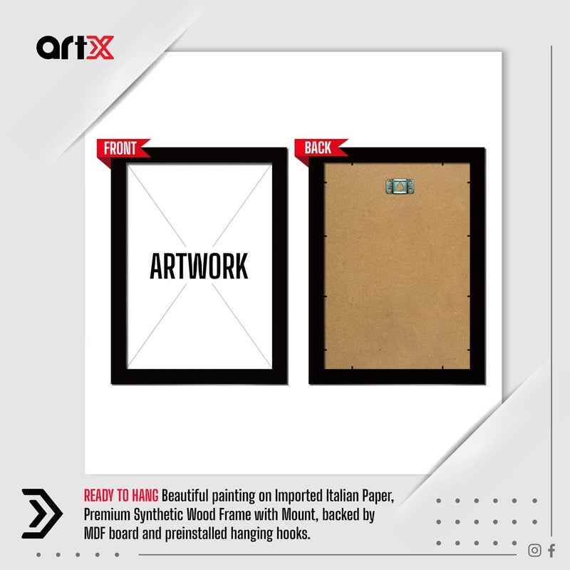 ArtX Motivational Quote Wall Frame - Be Different - Image 5