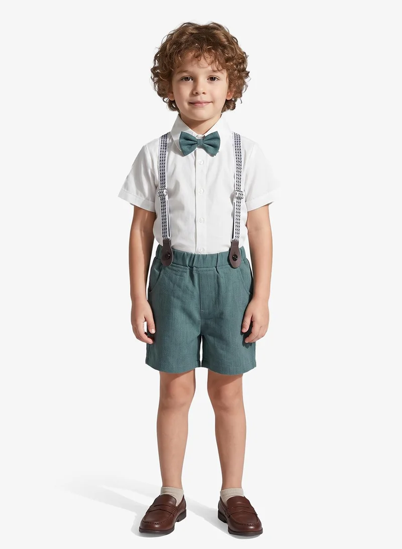 Pinata SHIRT,BOW,SHORT DRESSY SET