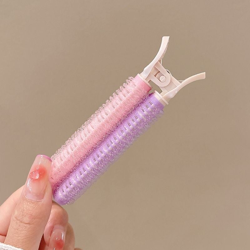 Generic Volumizing Fluffy Hair Clip for Bangs and Updos 11# pink purple 