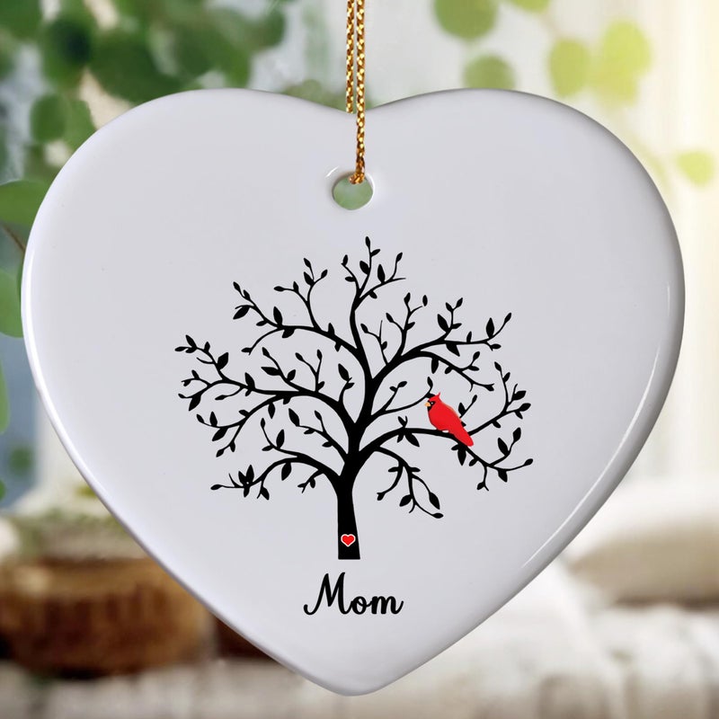 Jocidea in Loving Memory Christmas Ornament  Cardinal Memorial Ornament  Sympathy Gifts for Loss of Mom  Memorial Gifts for Loss of Father  in Memory of Mom - Image 1
