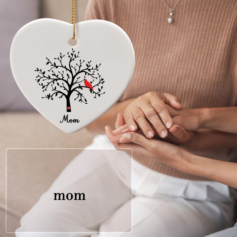 Jocidea in Loving Memory Christmas Ornament  Cardinal Memorial Ornament  Sympathy Gifts for Loss of Mom  Memorial Gifts for Loss of Father  in Memory of Mom - Image 5