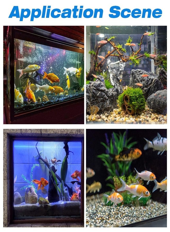 مجموعة CREATCABIN المكونة من 12 قطعة من إسفنج فلتر حوض السمك، لون أسود، مقاس 0.87 بوصة، بديل لغطاء إسفنجي ناعم للفلتر المسبق، ملحقات لأحواض أسماك الزينة الصغيرة والروبيان، واقي مدخل الماء - Image 3