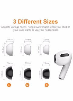 Generic 12 Pieces Silicone Ear Buds Compatible with AirPods Pro and AirPods Pro 2, Replacement Ear Buds with Portable Storage Box  - Image 4