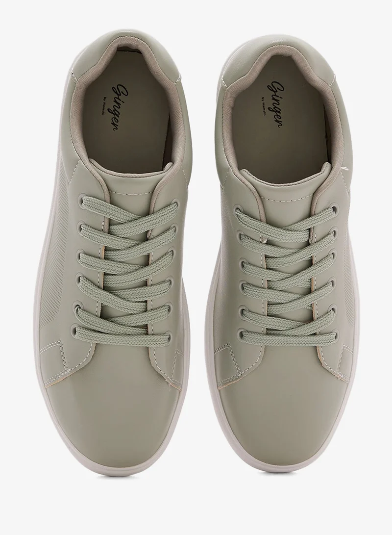 Ginger Textured Casual Sneakers