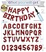 Awfrky 76pcs Happy Birthday Balloon Banner Red Balloons Letters Personalized 16 Mylar Foil Birthday Decorations includes 2 Sets A Z 1 set Number 09 and HAPPY BIRTHDAY letters with Balloon Pump - Image 4
