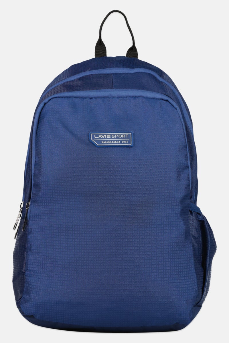 Lavie حقيبة ظهر للرجال بشعار العلامة التجارية، كحلي - Image 1