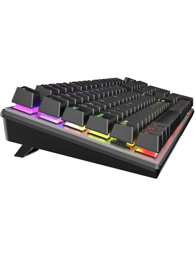 Meetion - Meetion MK009 Pro Hot Swap Mechanical Keyboard Ergonomic Design Full Key Anti-Ghosting ABS Keycaps High Quality Metal Matte Panel Mechanical switches Gaming keyboards - Image 1