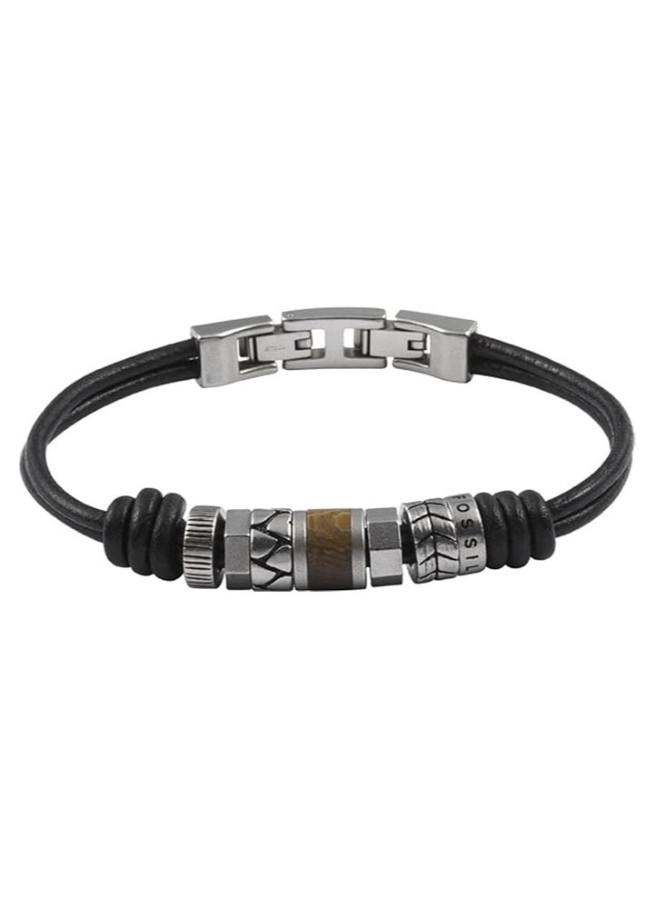 FOSSIL Men's Stainless Steel Bracelet with Lobster Clasp or Folding Clasp  - Image 1