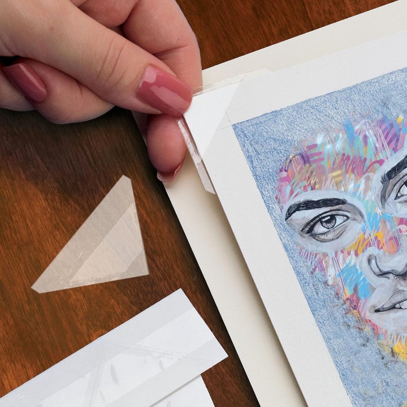 Lineco Archival Polyester Framers Corners - Clear, Acid-Free, 1.375 Inches, Pack of 240 for Mounting Photos and Artwork - Image 2