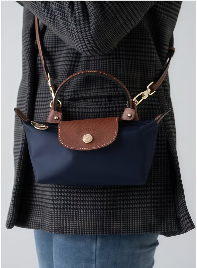 Longchamp French Longchamp Women's fashion versatile mini makeup bag handbag shoulder bag handheld small bag Mini Space Saver Bag - Image 2