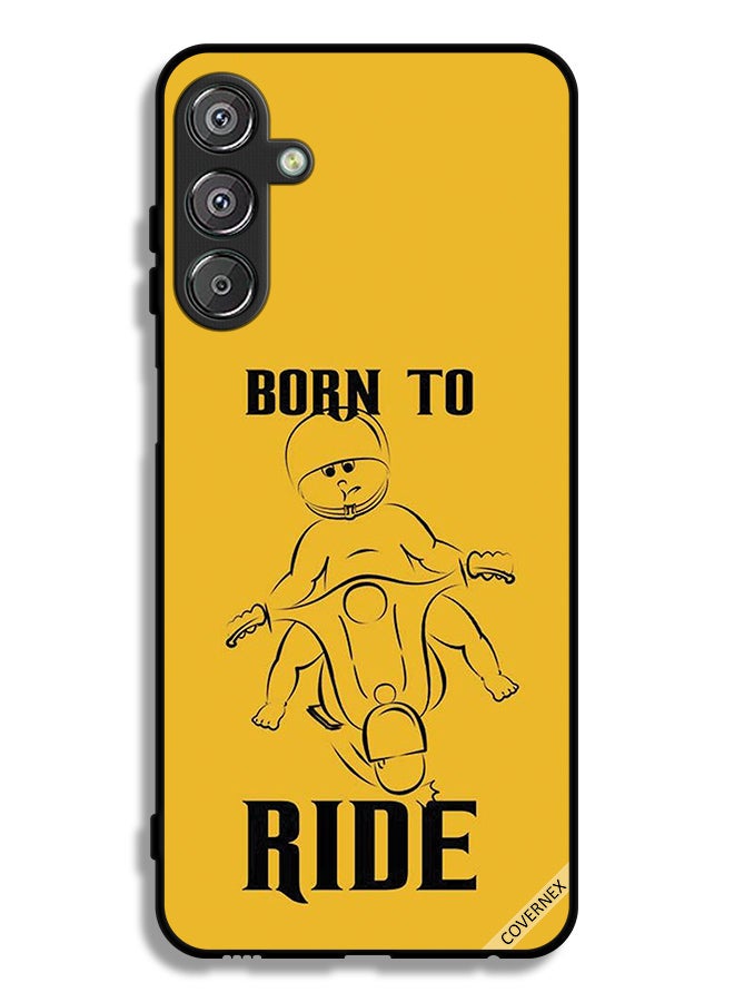 Covernex Samsung Galaxy F15 5G Protective Case Cover Born To Ride - Image 1