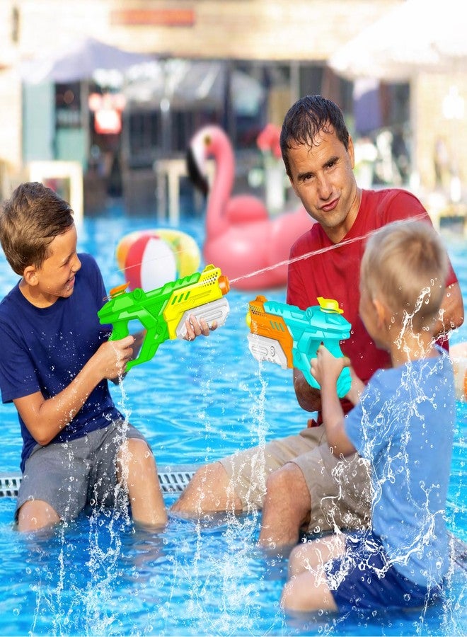 كوانكور مسدسات مائية كوانكير 600 سي سي للأطفال والكبار - عبوة من 6 مسدسات فائقة القوة، بمدى طويل وسعة عالية، مثالية للسباحة في الصيف والشاطئ واللعب في الماء في المسابح، مناسبة للأولاد والبنات. - Image 2