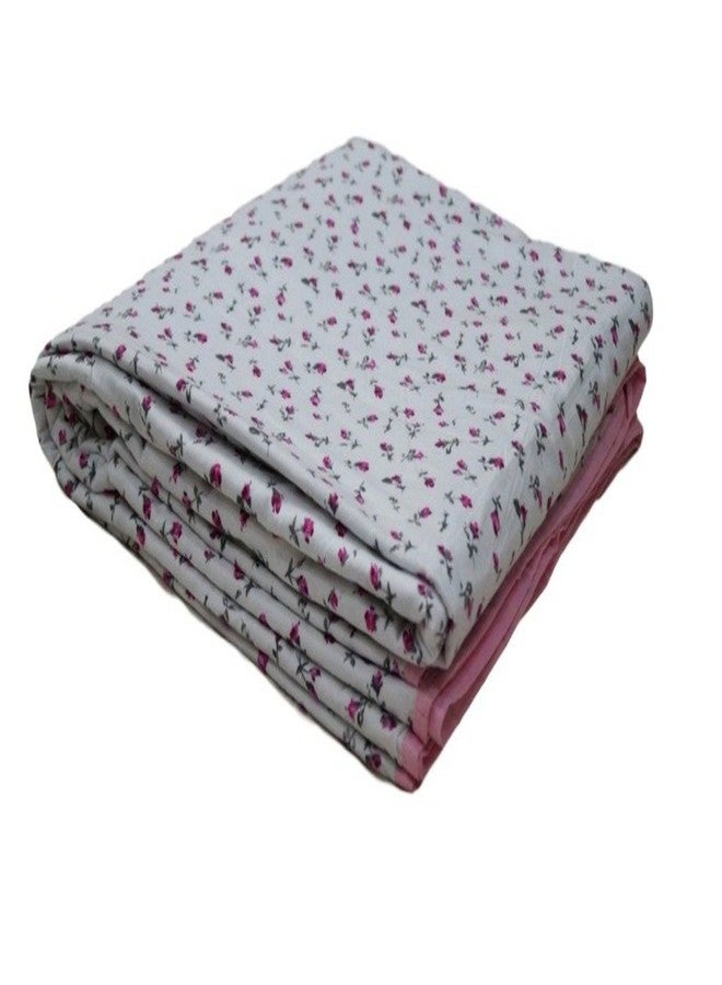 Snuggle Pleasant Floral Print Styled Single Dohar - Image 2