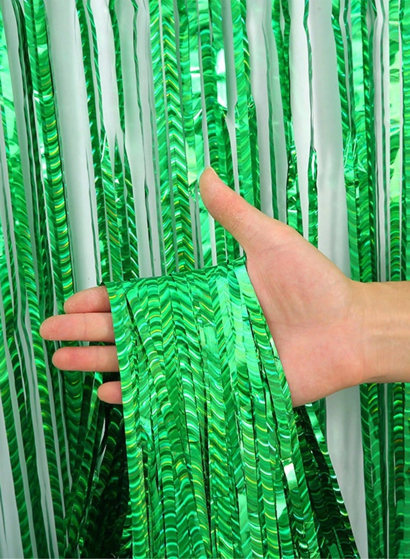National Day Decoration – Party Backdrop in Green – Suitable for Weddings, Birthdays, and Special Celebrations - Image 1