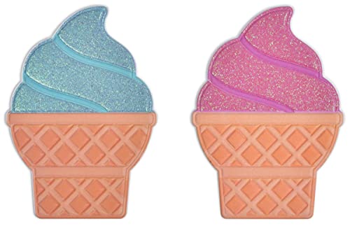 iscream Ice Cream Cones Puffy Post Card Pair with Envelopes - Image 2