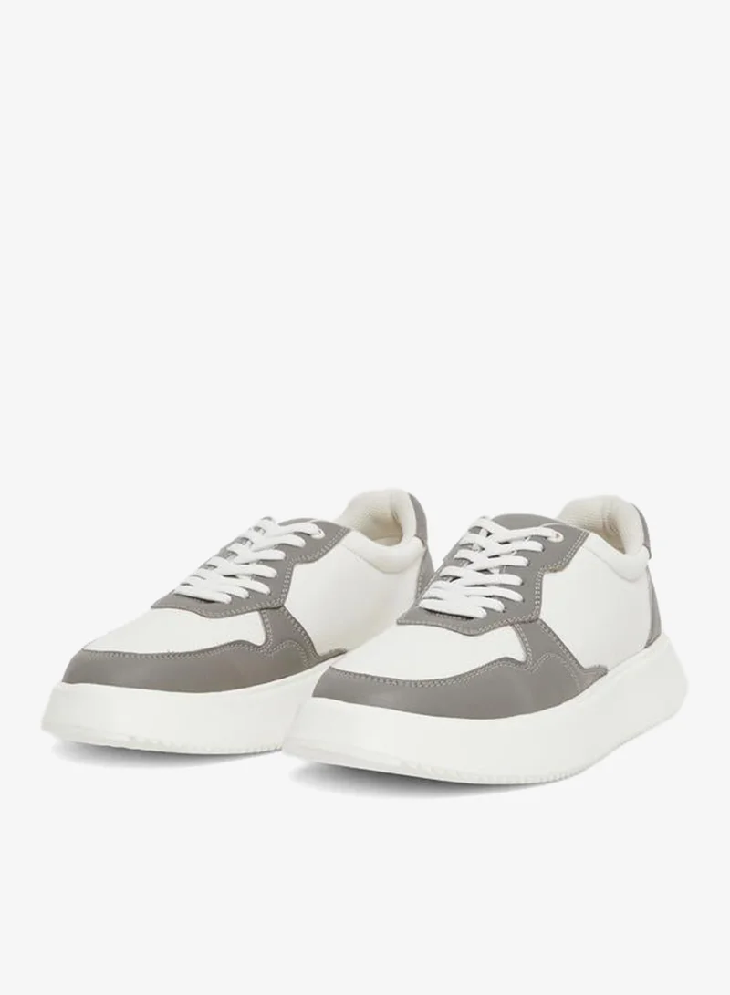 Styli Active Color Block Lace Up Sneakers