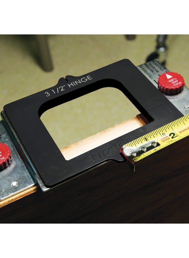 مايلكرافت مجموعة تركيب مفصلات الأبواب Milescraft 1213 Hinge Mate 300 - مجموعة تركيب مفصلات الأبواب الكاملة مع قوالب مزلاج ولوحة تثبيت. للاستخدام على الأبواب وعتبات الأبواب. - Image 1