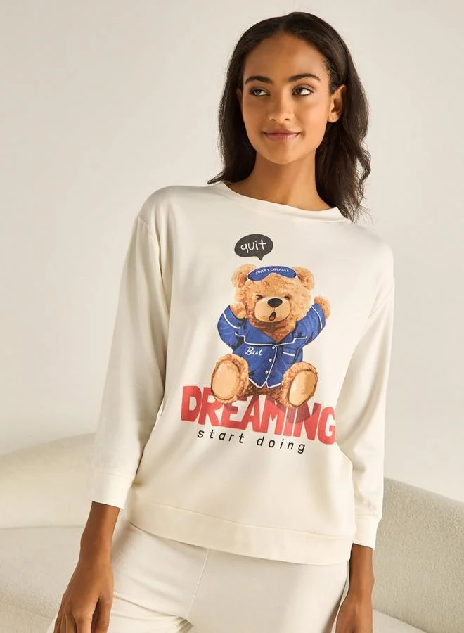 سبلاش فيڤ طقم بيجامة تي شيرت وبنطلون