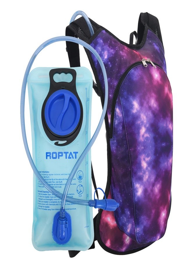 Roptat Hydration Backpack Pack with 2L Hydration Bladder - Lightweight Water Backpack Daypack Pouch for Women Men Running Riding Biking (Galaxy 3) - Image 1